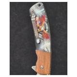 POW-MIA Tribute Locking Blade Knife