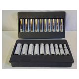 (1) Deep Well Standard Socket Set & (1) Deep Well Metric Socket Set