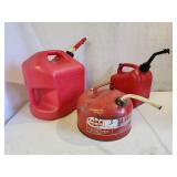 (3) Assorted Gas Cans