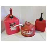 (3) Assorted Gas Cans