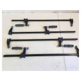 (4) Woodworking Clamps