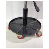 Rolling Adjustable Height Shop Stool