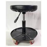 Rolling Adjustable Height Shop Stool