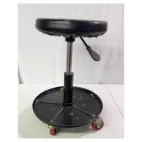 Rolling Adjustable Height Shop Stool