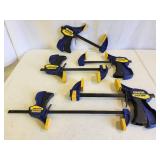 (5) Quik Grip Clamps