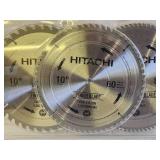 (3) Hitachi 10" Saw Blades