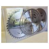 (3) Hitachi 10" Saw Blades