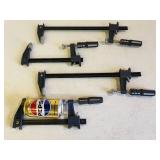(4) Woodworking Clamps