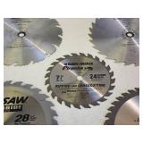 Assorted Woodworking Saw Blades
