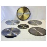 Assorted Woodworking Saw Blades