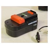 Black & Decker Electric Radio / Charging Station with Cordless Drills