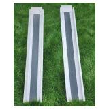 (2) Adjustable Aluminum Trailer Ramps