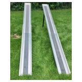 (2) Adjustable Aluminum Trailer Ramps
