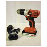 Black & Decker Cordless 20v Drill