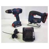 Bosch Cordless Drill and Bosch Cordless Jig Saw