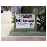 Central Machine Benchtop Belt Sander / Disc Sander Combo Unit