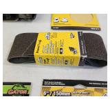 Craftsman 3" Electric Belt Sander and Assorted Palm Sanding Discs