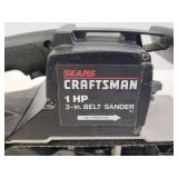 Craftsman 3" Electric Belt Sander and Assorted Palm Sanding Discs