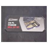 Assorted Drill Accessories and a Complete Set of Starrett Drive Pin Punches