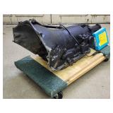 Old School GM Transmission on a rolling platform