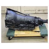 Old School GM Transmission on a rolling platform