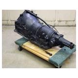 Old School GM Transmission on a rolling platform