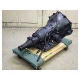 Old School GM Transmission on a rolling platform