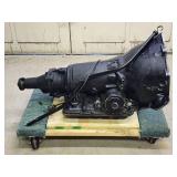 Old School GM Transmission on a rolling platform