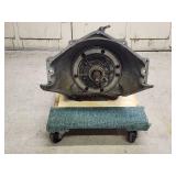 Old School GM Transmission on a rolling platform