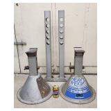 (2) Heavy Weight 12 Ton High Boy Jack Stands with Extensions