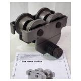 16 ft I-Beam with Electric Hoist and 1 Ton Push Trolley