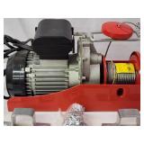 16 ft I-Beam with Electric Hoist and 1 Ton Push Trolley