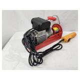 16 ft I-Beam with Electric Hoist and 1 Ton Push Trolley