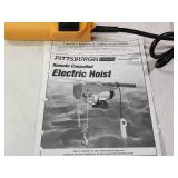 16 ft I-Beam with Electric Hoist and 1 Ton Push Trolley