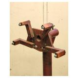 Red Rolling Engine Stand