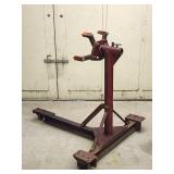 Red Rolling Engine Stand