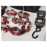 Large Assortment of Cargo Ratchet Straps