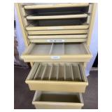 Herman Miller Milcare Multi-Drawer Storage Cabinet – Features Smooth Roll-Up Accordion Door – Durable, Clean Design Ideal for Medical, Lab, or Office Use – Trusted Quality & Functionality- G