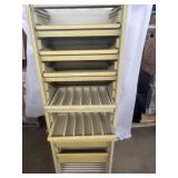 Herman Miller Milcare Multi-Drawer Storage Cabinet – Features Smooth Roll-Up Accordion Door – Durable, Clean Design Ideal for Medical, Lab, or Office Use – Trusted Quality & Functionality- G