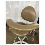 MSRP $1000 Galaxy Surgical Dental Medical Chair Stool – Adjustable Height with 360° Swivel Base With Foot Ring – Excellent Condition!