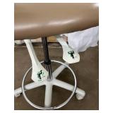 MSRP $1000 Galaxy Surgical Dental Medical Chair Stool – Adjustable Height with 360° Swivel Base With Foot Ring – Excellent Condition!