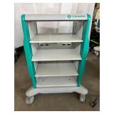 Linvatec 4-Drawer Emergency Medical Cart – Durable Steel Construction & Smooth-Rolling Casters – Great Condition!