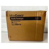 1 Case (20 each) NEW MediChoice REB3116 " 5 1/2 yd. Premium Knit Dual Self Closure Elastic Bandages