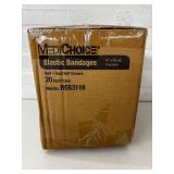 1 Case (20 each) NEW MediChoice REB3116 " 5 1/2 yd. Premium Knit Dual Self Closure Elastic Bandages