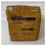 1 Case (1,000 count) NEW MediChoice APP104A 1.75" x 3.5" 2-Ply Sterile Alcohol Prep Pads - Large