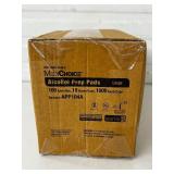 1 Case (1,000 Count) NEW MediChoice APP104A 1.75" x 3.5" 2-Ply Sterile Alcohol Prep Pads - Large