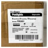 1 Case (10 boxes each) NEW MediChoice PEN3051 Disposable Penlights