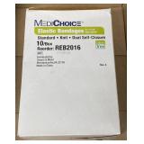 1 Case (100 each) NEW MediChoice REB2016 6" x 5 yd. Non-Sterile Standard Knit Dual Self-Closure Elastic Bandages