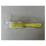 1 Case (144 each) NEW MediChoice BACBRUSH Latex-Free Baby Comb & Brush Set - Yellow - Individually packaged in bag