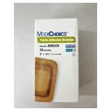 1 Case (600 each) NEW MediChoice ABN3235 2" x 3 1/2" Fabric Adhesive Bandage